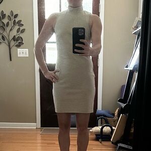 Cecico Dress with Gold Exposed Zipper